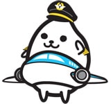 新潟空港PRキャラクター 米るくん（マイるくん）