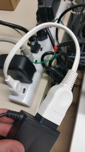 0.2mの短い延長コード 活躍後☆