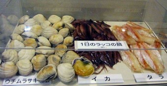 ラッコ、一日分のえさ