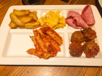 ニクニクしい朝食。