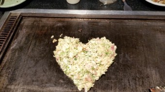 夜のお好み焼き 新婚さんへのメッセージwww