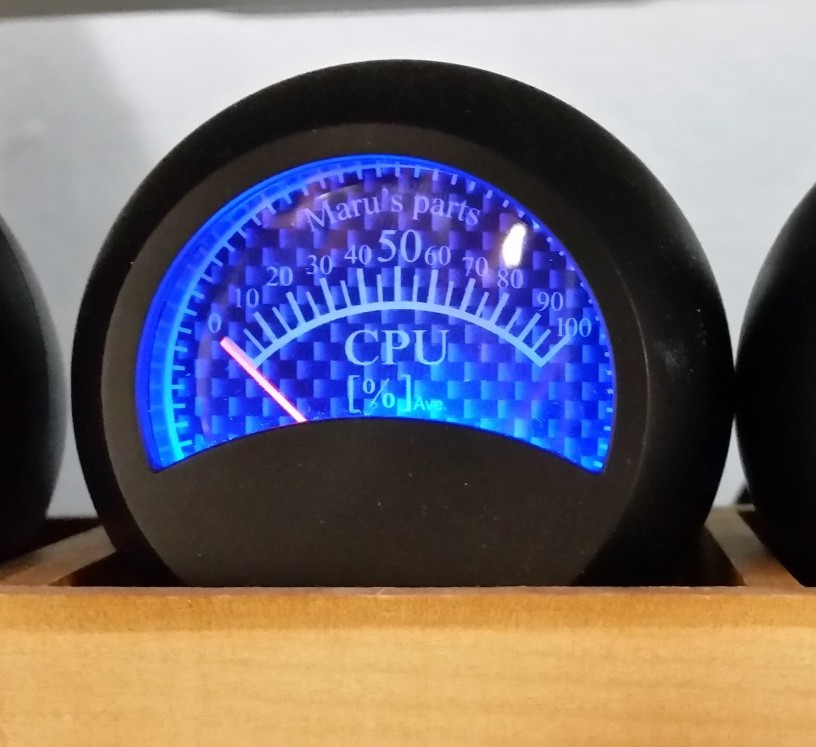 パソコンのアナログメーター CPU