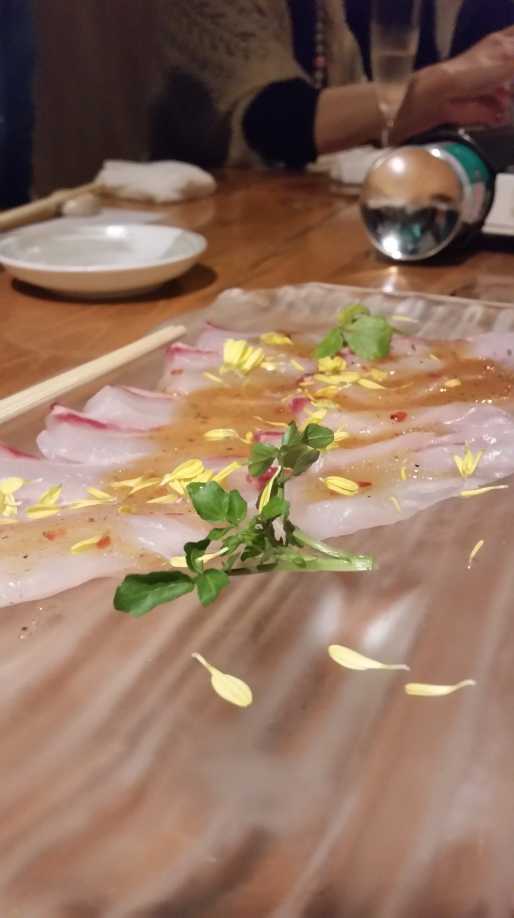 鯛のカルパッチョ