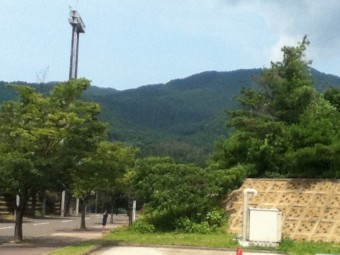 城山公園からの角田山