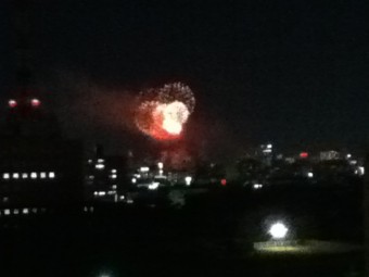 家からの花火①