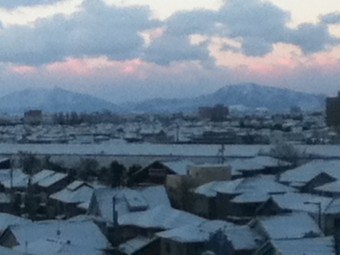 ちょっと朝焼け 