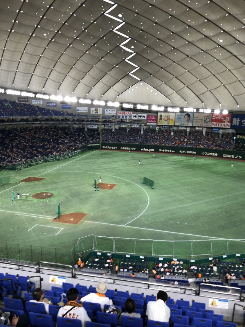 東京ドームで巨人対中日戦 ウィザップ スタッフブログ